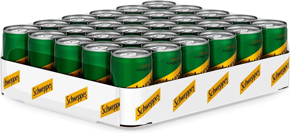 Schweppes Ginger Ale 12 oz, Case of 24