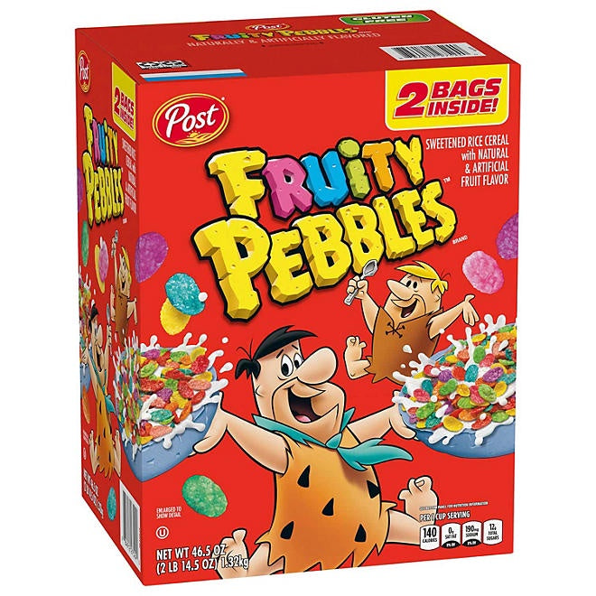 Fruity Pebbles Cereal, 38 oz.