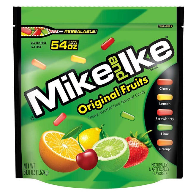 Mike and Ike Original Fruits, 54 oz.