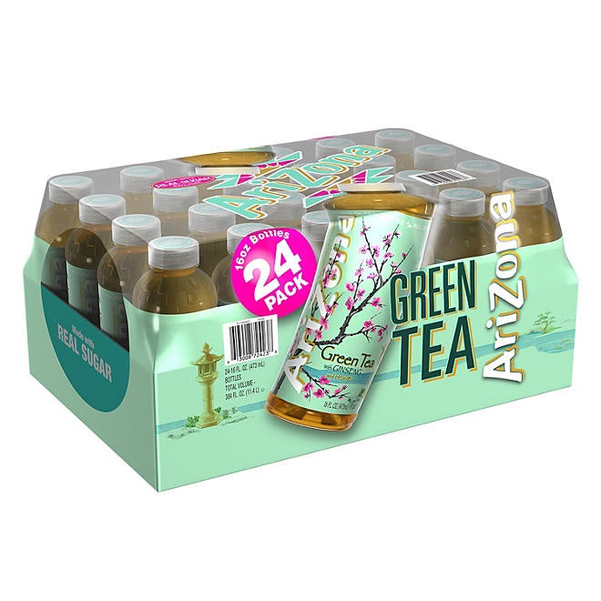 AriZona Green Tea with Ginseng and Honey 16 fl. oz., 24 pk.