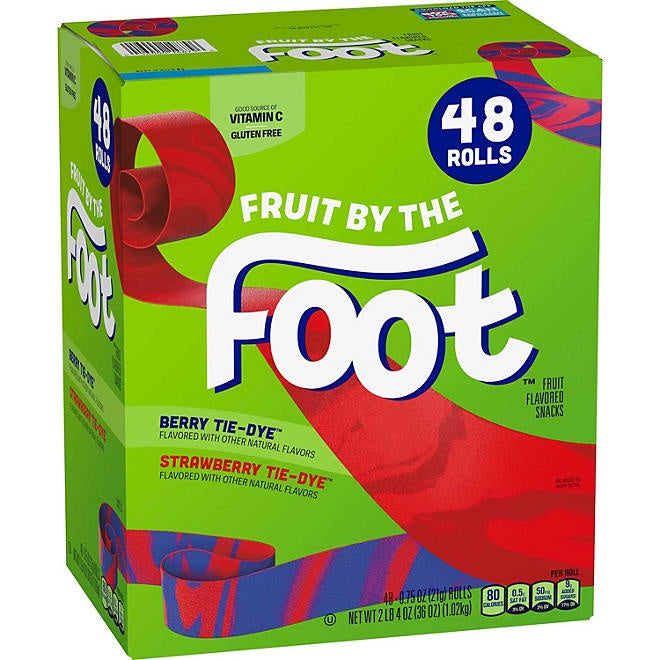 Fruit By The Foot Tie-Dye Variety Pack Snacks, 48 pks.